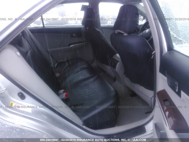 4T4BF1FK8CR248517 - 2012 TOYOTA CAMRY SE/LE/XLE 银色 照片 8