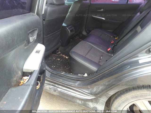 4T1BF1FK4CU046266 - 2012 TOYOTA CAMRY SE/LE/XLE GRAY photo 8