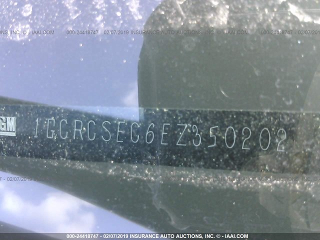 1GCRCSEC6EZ350202 - 2014 CHEVROLET SILVERADO C1500 LTZ TEAL photo 9