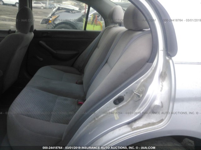 1HGES16365L000826 - 2005 HONDA CIVIC DX VP 银色 照片 8