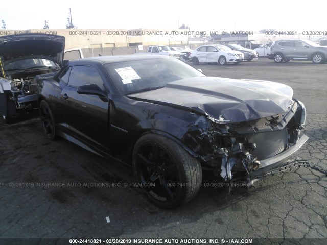 2G1FK1EJ3B9200867 - 2011 CHEVROLET CAMARO 2SS BLACK photo 1