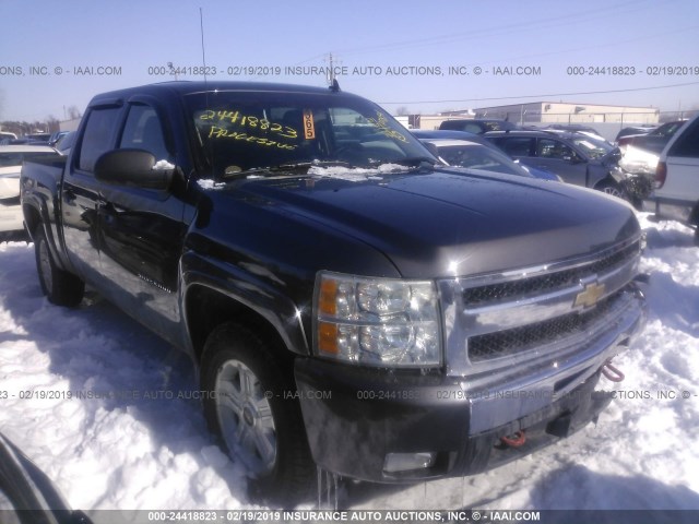 3GCRKSE31AG294005 - 2010 CHEVROLET SILVERADO K1500 LT BLACK photo 1