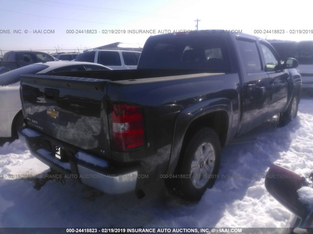 3GCRKSE31AG294005 - 2010 CHEVROLET SILVERADO K1500 LT BLACK photo 4