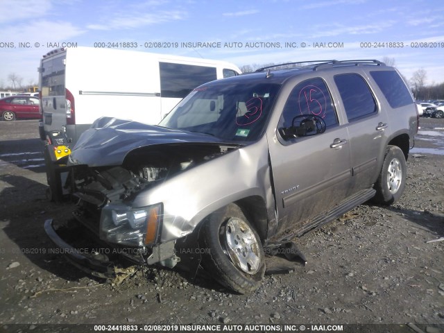 1GNSCAE02DR146391 - 2013 CHEVROLET TAHOE C1500  LS BROWN photo 2