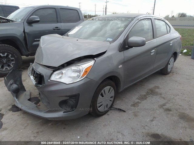 ML32F3FJ5JHF02908 - 2018 MITSUBISHI MIRAGE G4 ES Boz foto 2