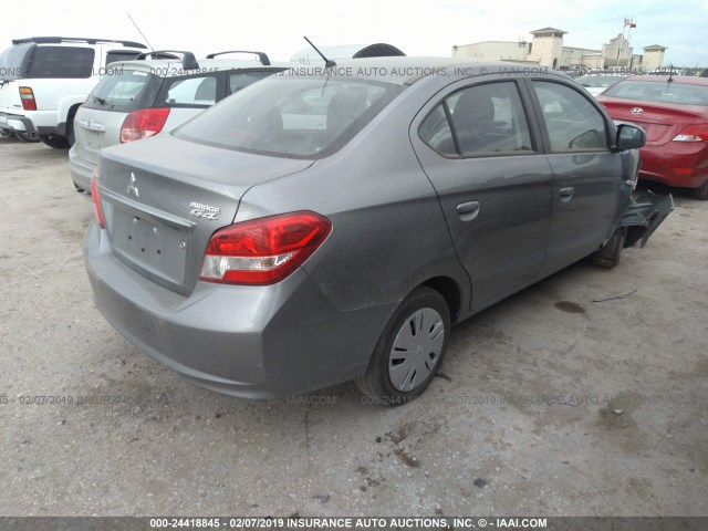 ML32F3FJ5JHF02908 - 2018 MITSUBISHI MIRAGE G4 ES Boz foto 4