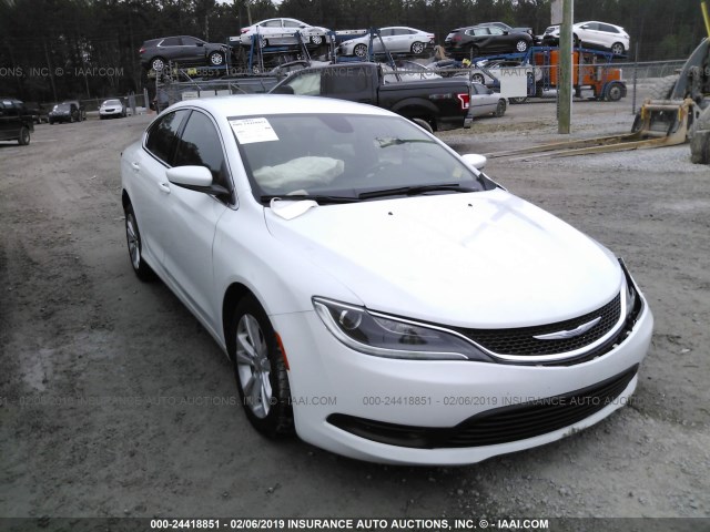 1C3CCCFB0GN188700 - 2016 CHRYSLER 200 LX WHITE photo 1