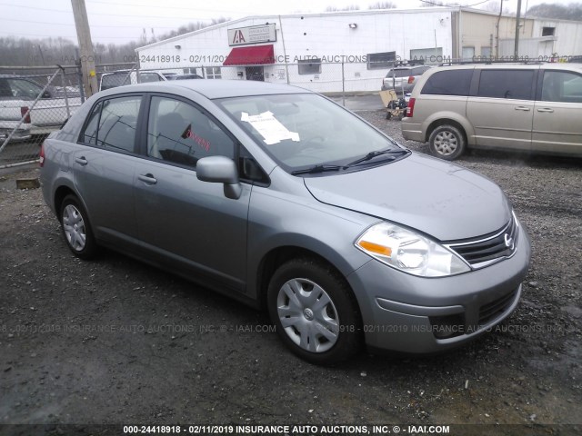 3N1BC1AP3BL450784 - 2011 NISSAN VERSA S/SL GRAY photo 1