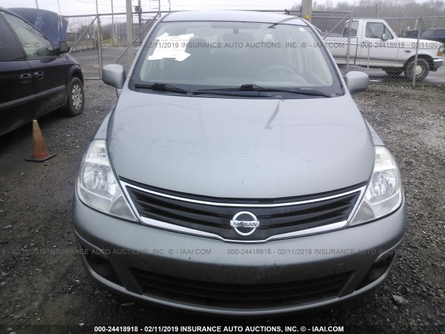 3N1BC1AP3BL450784 - 2011 NISSAN VERSA S/SL GRAY photo 6