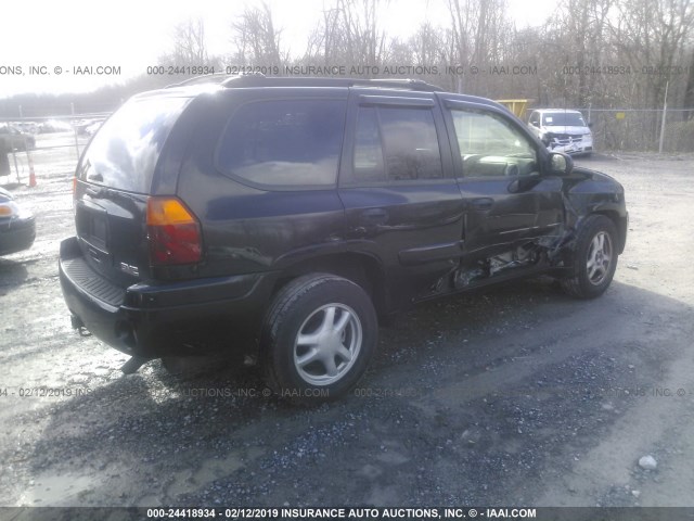 1GKDS13S342136636 - 2004 GMC ENVOY BLACK photo 4