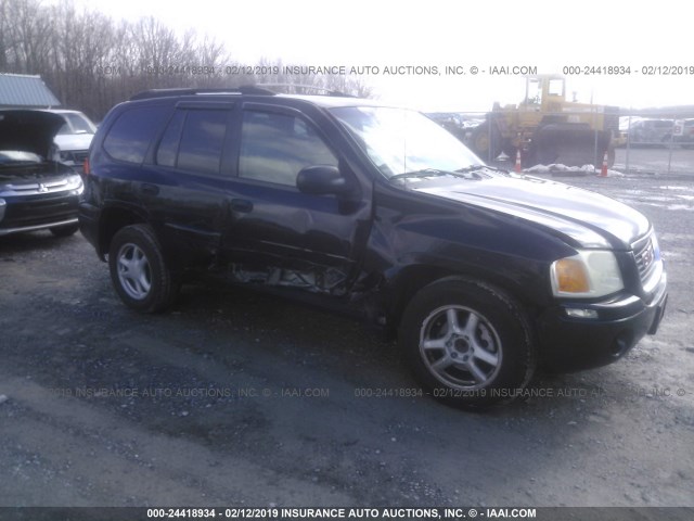 1GKDS13S342136636 - 2004 GMC ENVOY BLACK photo 6