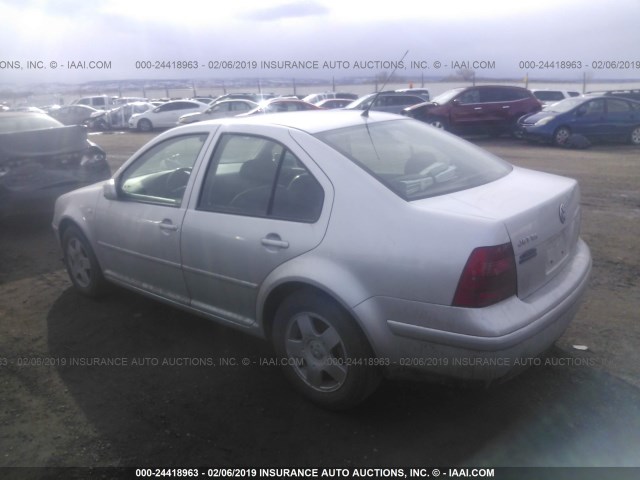 3VWSP69M52M002840 - 2002 VOLKSWAGEN JETTA GLS TDI SILVER photo 3