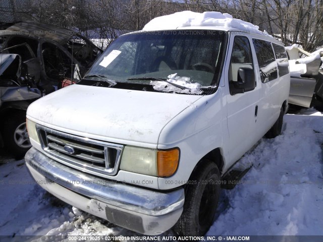 1FMRE11W93HB98662 - 2003 FORD ECONOLINE E150 WAGON YELLOW photo 2