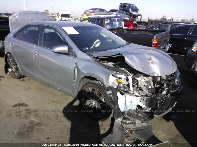 4T1BF1FK6FU010910 - 2015 TOYOTA CAMRY LE/XLE/SE/XSE SILVER photo 1
