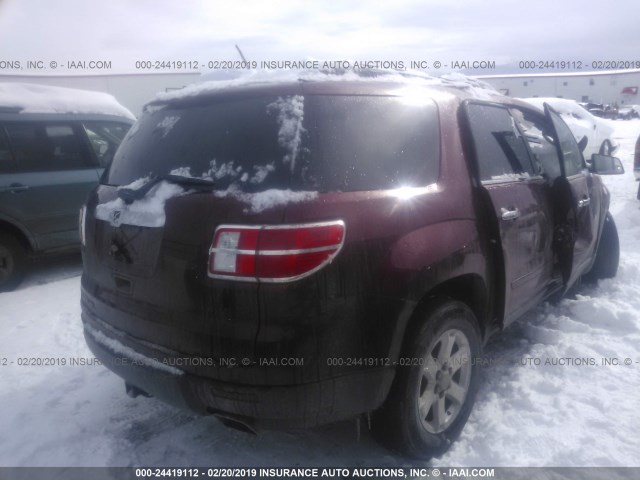 5GZER237X7J115076 - 2007 SATURN OUTLOOK XR წითელი ფოტო 4