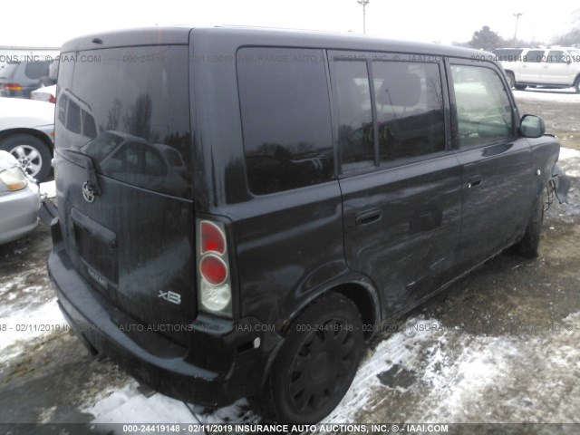 JTLKT324764069128 - 2006 TOYOTA SCION XB 黑色 照片 4