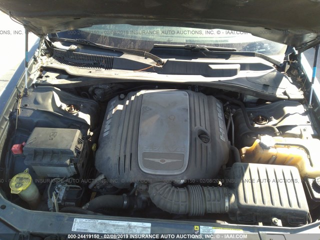 2C3KA63H87H684994 - 2007 CHRYSLER 300C GRAY photo 10