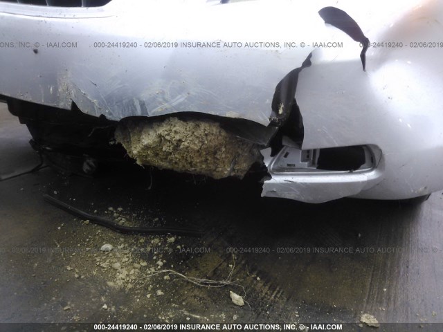 4T1BE46K08U237078 - 2008 TOYOTA CAMRY CE/LE/XLE/SE SILVER photo 6