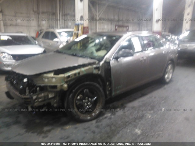 1G1ZA5E09CF198419 - 2012 CHEVROLET MALIBU LS GRAY photo 2