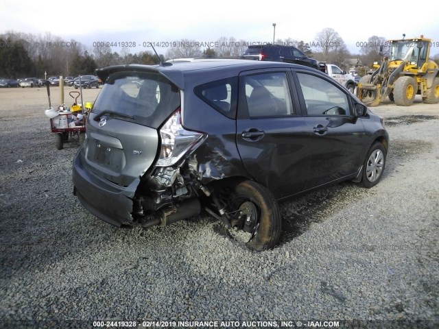 3N1CE2CP2JL356430 - 2018 NISSAN VERSA NOTE S/S PLUS/SV/SL/SR GRAY photo 4