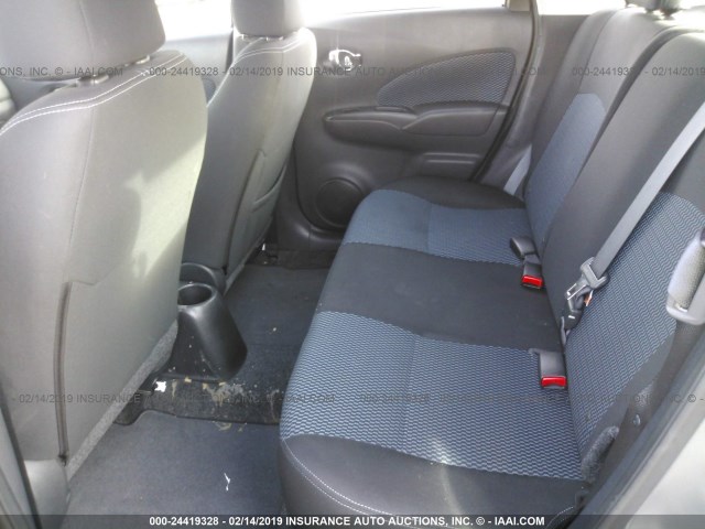 3N1CE2CP2JL356430 - 2018 NISSAN VERSA NOTE S/S PLUS/SV/SL/SR GRAY photo 8