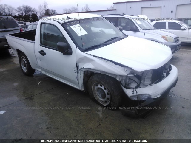 1GCCSBFE9C8158235 - 2012 CHEVROLET COLORADO WHITE photo 1