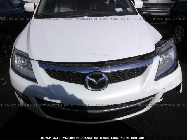 JM3TB38V290179459 - 2009 MAZDA CX-9 WHITE photo 6