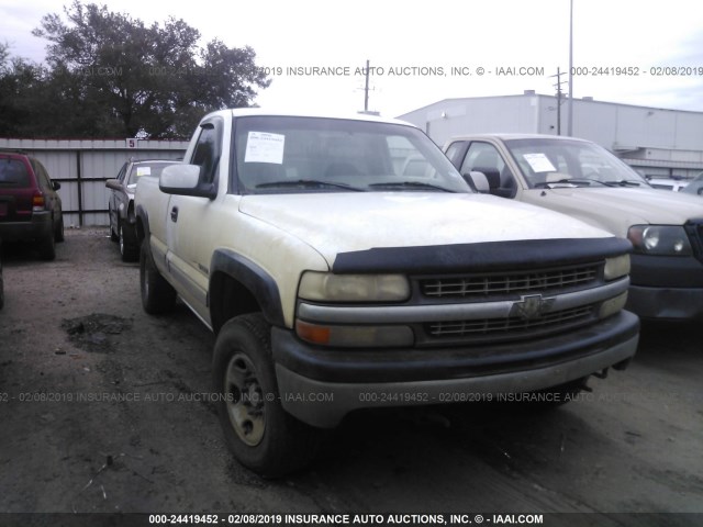 1GCGK24U3YZ336654 - 2000 CHEVROLET SILVERADO K2500 WHITE photo 1