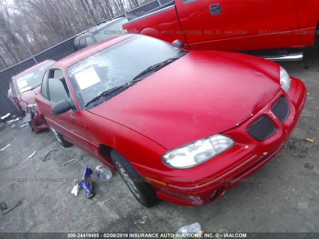 1G2NE12T1TC767075 - 1996 PONTIAC GRAND AM SE RED photo 1