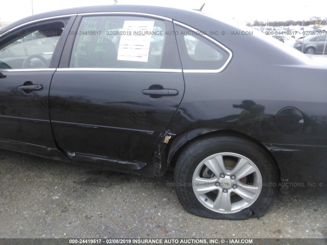 2G1WA5E35F1115710 - 2015 CHEVROLET IMPALA LIMITED LS BLACK photo 6