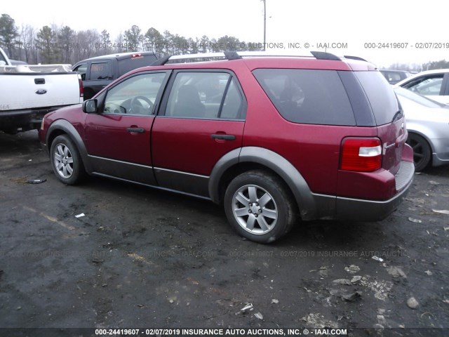 1FMZK01196GA57172 - 2006 FORD FREESTYLE SE RED photo 3