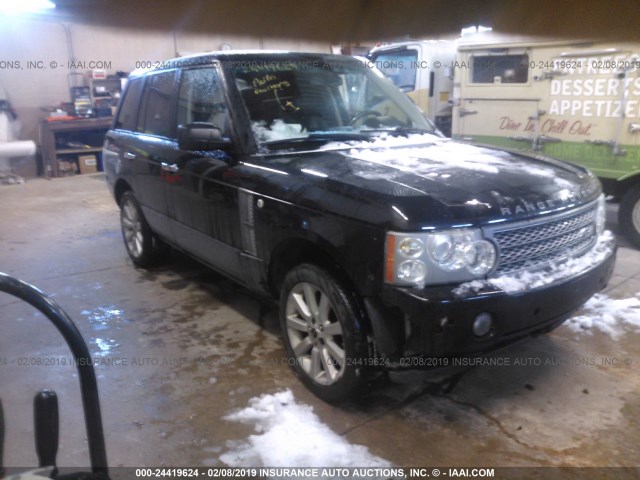 SALMF13426A199455 - 2006 LAND ROVER RANGE ROVER SUPERCHARGED BLACK photo 1