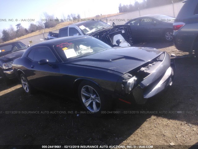 2C3CDZAG6GH300752 - 2016 DODGE CHALLENGER SXT BLUE photo 1