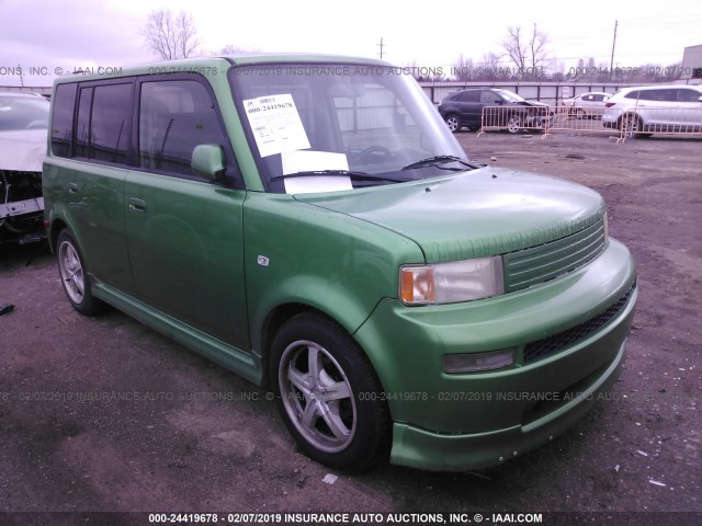 JTLKT334164068331 - 2006 TOYOTA SCION XB GREEN photo 1