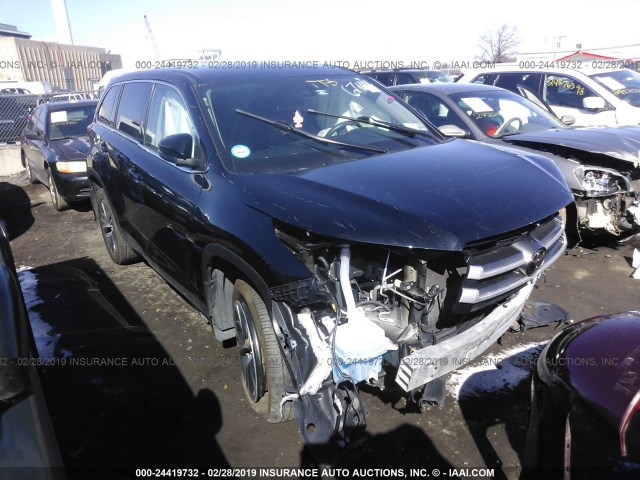 5TDBZRFHXHS416744 - 2017 TOYOTA HIGHLANDER LE/LE PLUS შავი ფოტო 1