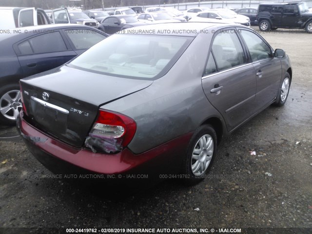 4T1BE32K34U929099 - 2004 TOYOTA CAMRY LE/XLE/SE GRAY photo 4