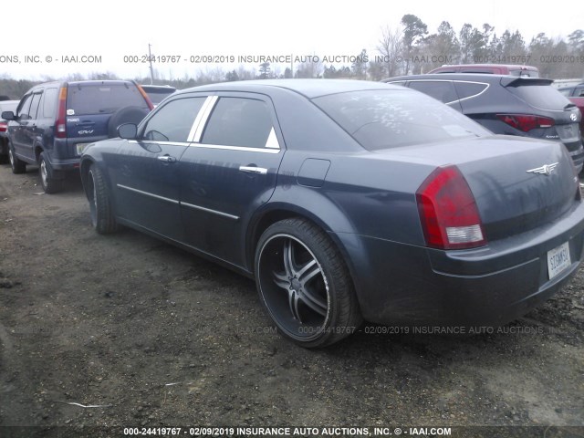 2C3KA43R27H634668 - 2007 CHRYSLER 300 Light Blue photo 3