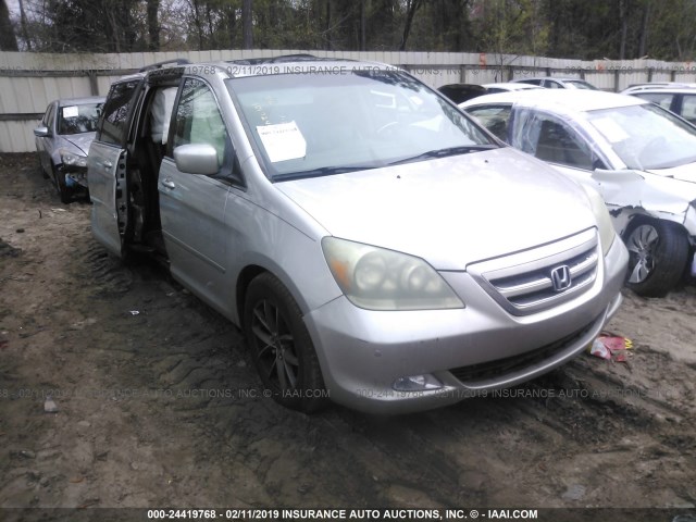 5FNRL38817B051528 - 2007 HONDA ODYSSEY TOURING SILVER photo 1