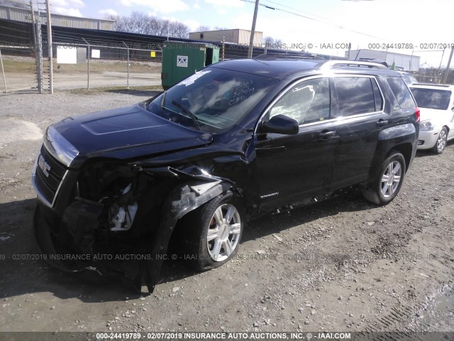 2GKFLWEK5F6378771 - 2015 GMC TERRAIN SLE BLACK photo 2