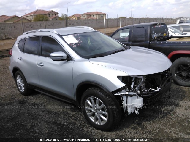 JN8AT2MT5HW151862 - 2017 NISSAN ROGUE S/SL/SV SILVER photo 1