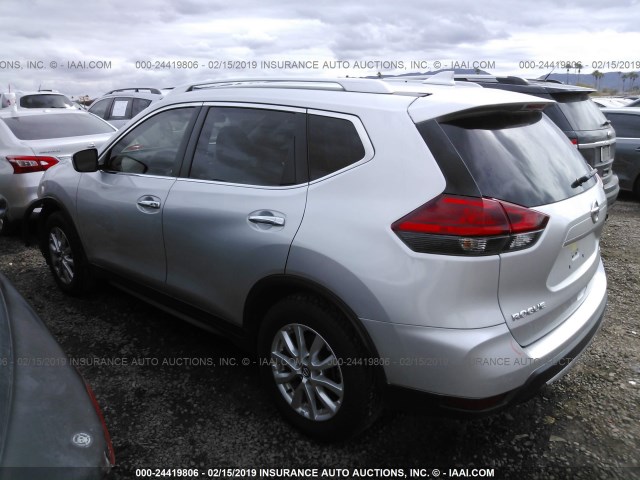 JN8AT2MT5HW151862 - 2017 NISSAN ROGUE S/SL/SV SILVER photo 3