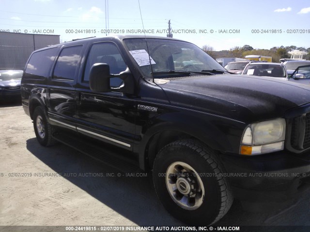 1FMNU42S33EA25008 - 2003 FORD EXCURSION LIMITED BLACK photo 1