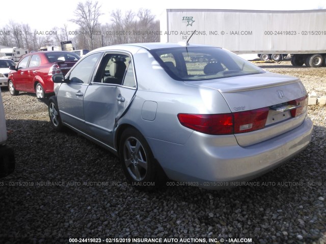 JHMCN36535C018841 - 2005 HONDA ACCORD HYBRID SILVER photo 3