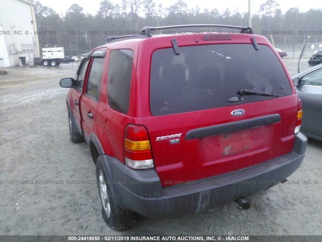 1FMYU04182KB02241 - 2002 FORD ESCAPE XLT RED photo 3