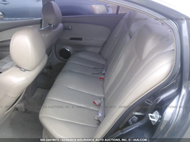 1N4BL11E35N451200 - 2005 NISSAN ALTIMA SE/SL/SE-R GRAY photo 8