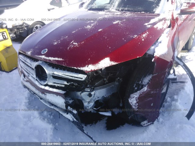 WDC0G4KB6KF572802 - 2019 MERCEDES-BENZ GLC 300 4MATIC RED photo 6