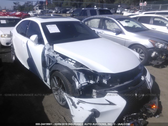 JTHBA1D26J5065624 - 2018 LEXUS IS 300 WHITE photo 1