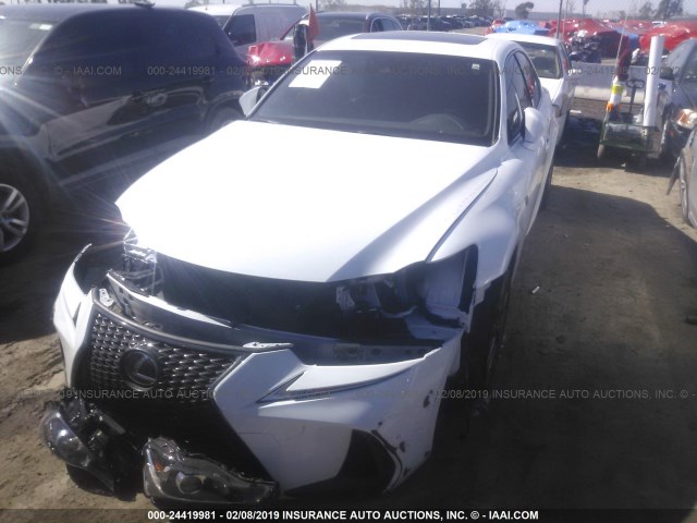 JTHBA1D26J5065624 - 2018 LEXUS IS 300 WHITE photo 2