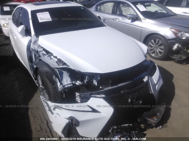 JTHBA1D26J5065624 - 2018 LEXUS IS 300 WHITE photo 6