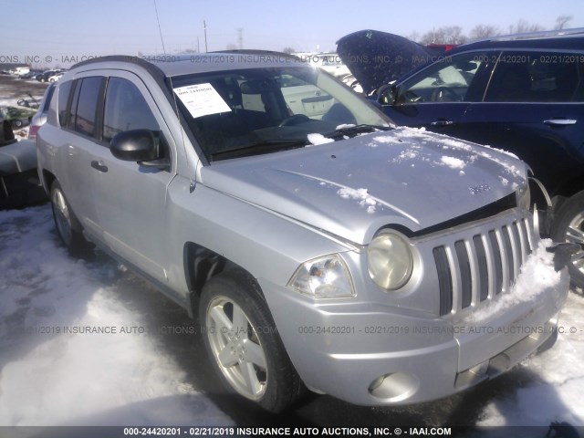 1J8FT57WX7D132154 - 2007 JEEP COMPASS LIMITED SILVER photo 1